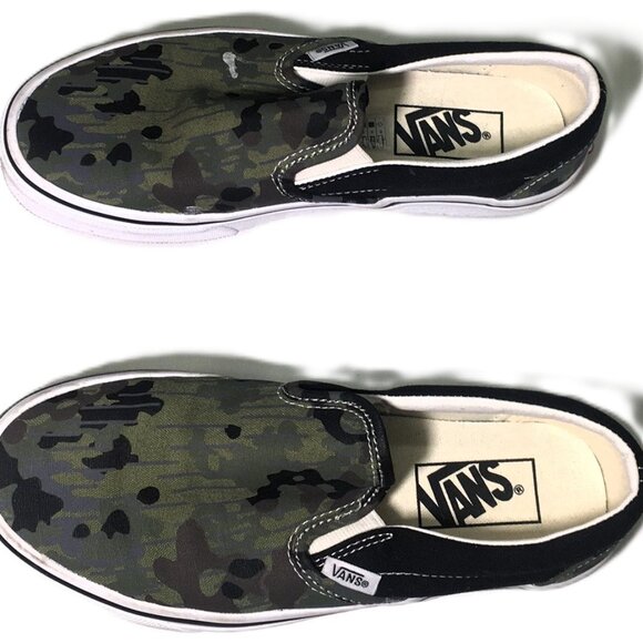 🛑 VANS Classic ➕🆒 SNEAKERS Slip On SHOES Comfort Camo Dress Unisex 💸BUY NOW‼️ - Picture 5 of 16